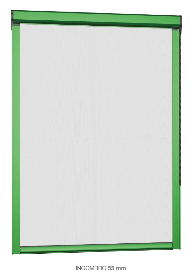 PROMO CATENELLA ANTIVENTO VERTICALE 55 MM VERDE RAMATO